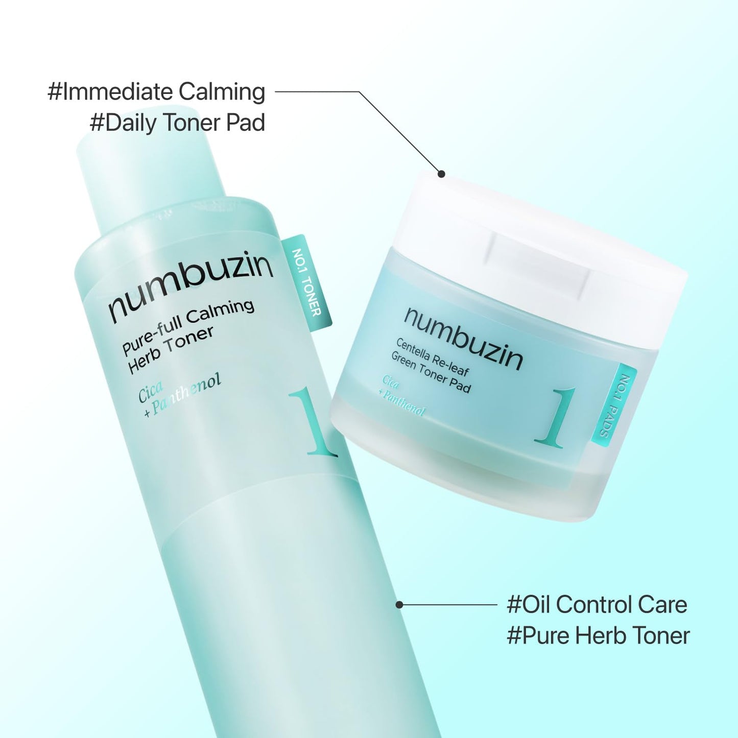 numbuzin No.1 Pure-full Calming Herb Toner 300ml