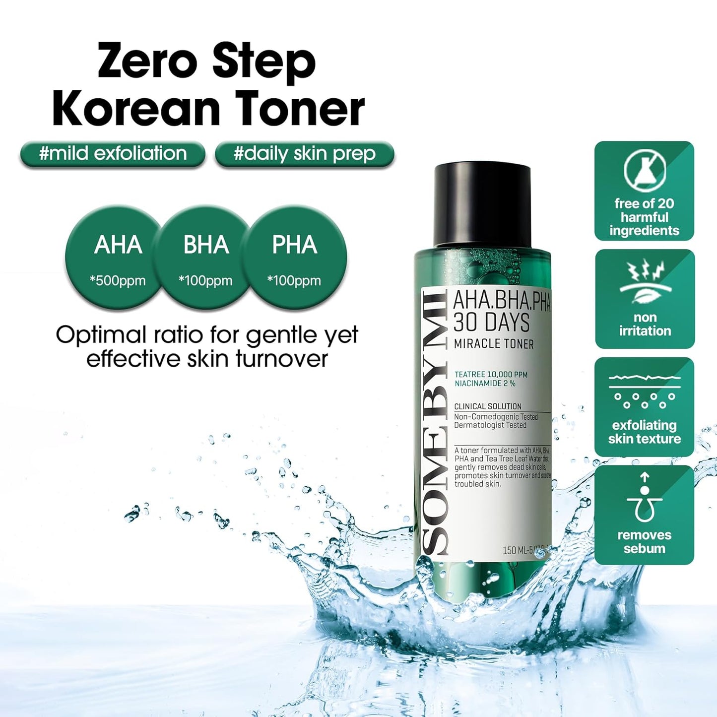 [SOME BY MI] AHA BHA PHA 30 Days Miracle Toner 150ml