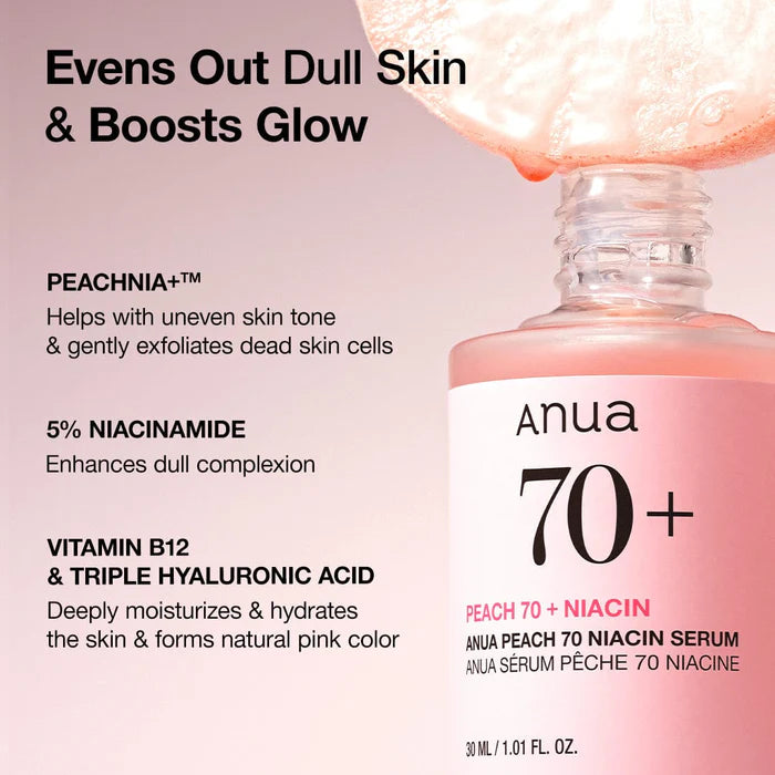 Anua Peach 70% Niacin Serum30ml